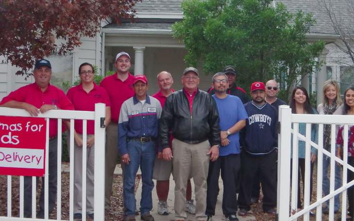 Employees of Jim Bass Ford donate bikes for Christmas to the Childrens Advocacy Center. (Contributed/Laura Sosa)