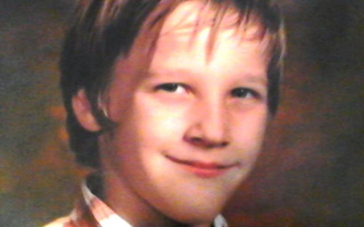 Nicholas Sanchez, white male, 4 ft., 70 lbs, dirty-blonde hair, blue eyes.