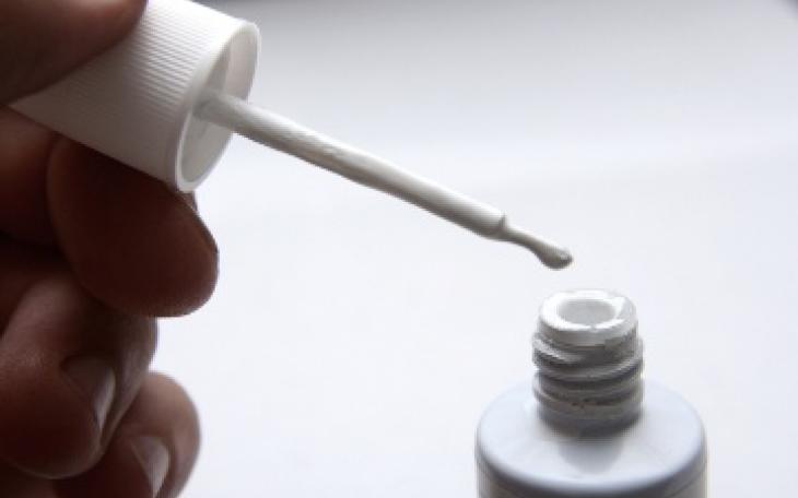 Correction fluid, like ink is made of a pigment suspended in a petroleum-based solvent. (Photo courtesy of caterer.com)