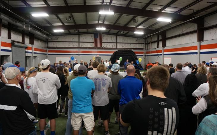 A large crowd arrived at the San Angelo Stadium field house to honor Central seniors on signing day. (LIVE! Photo/Joe Hyde)
