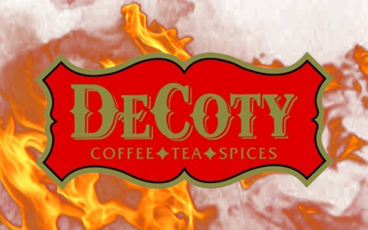 Structure Fire at DeCoty Coffee