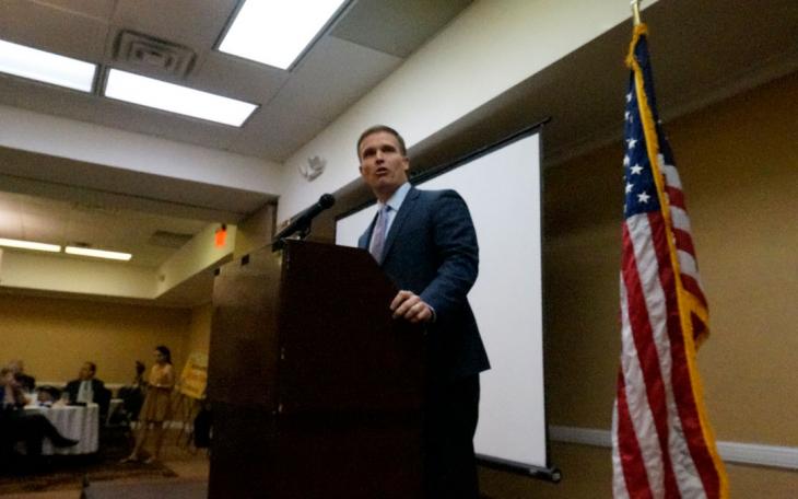 Dr. Carl Dethloff introduces the bond for the San Angelo ISD in 2018 that did not pass.