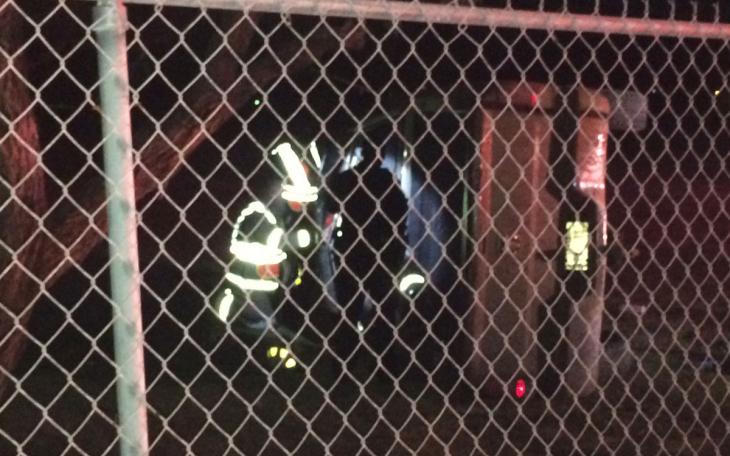 Dodge Ram crashes through fence -line of San Angelo Country Club. (LIVE! Photo/John Basquez)