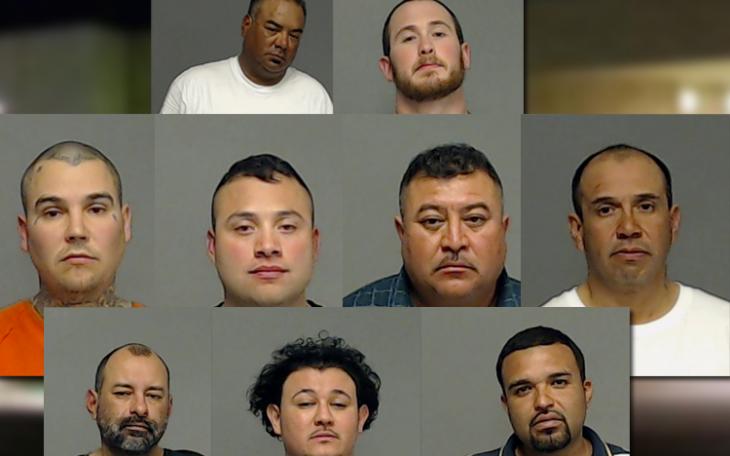 Louis Carranza III, Kaleb Todd Elkins, Jason Scott Little, Ernesto Manuel Reyes, Jr., Silvestre Franco, Manuel Mayo Rocha, Daniel Flores, Ruben Ramirez and Patrick Alfar Carias. (Photos/TGCJ)