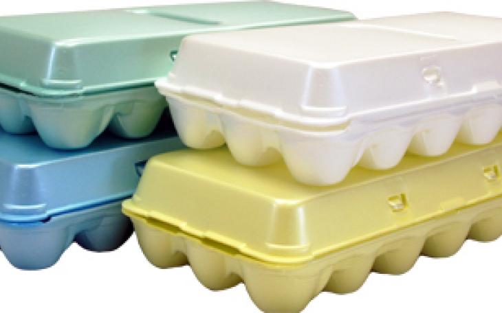 Styrofoam egg cartons are a petroleum product. (Photo from eggcartonsource.com)