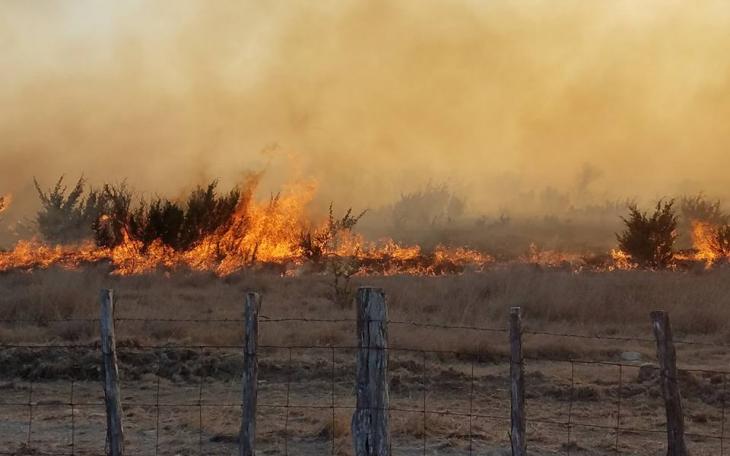Wildfire Near Eldorado.  (LIVE! Archive Image)