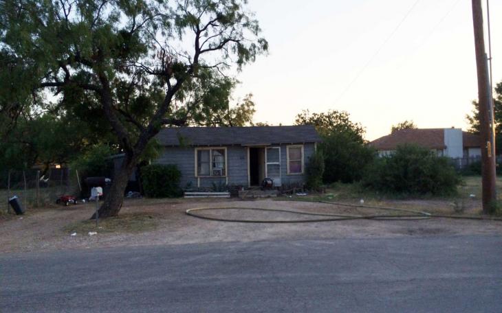 The house where the fire occurred on July 24, 2014. (LIVE! Photo/John Basquez)