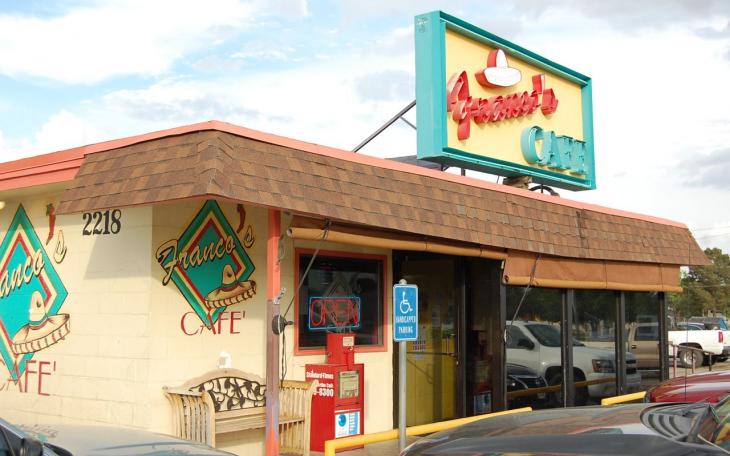 Franco's Cafe was hit by a cash register burgular as the cooks were prepping for breakfast Thursday morning. (LIVE! Photo/Joe Hyde)