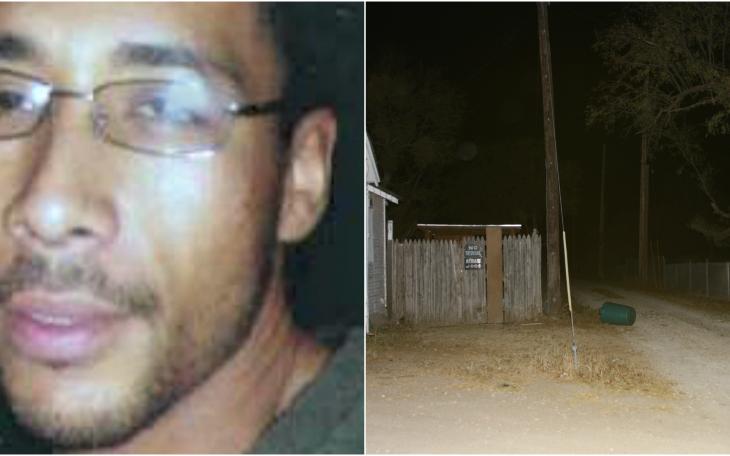 Juan Florentino Ibarra, Jr. and the alley by his house. (Contributed Photo/SAPD)
