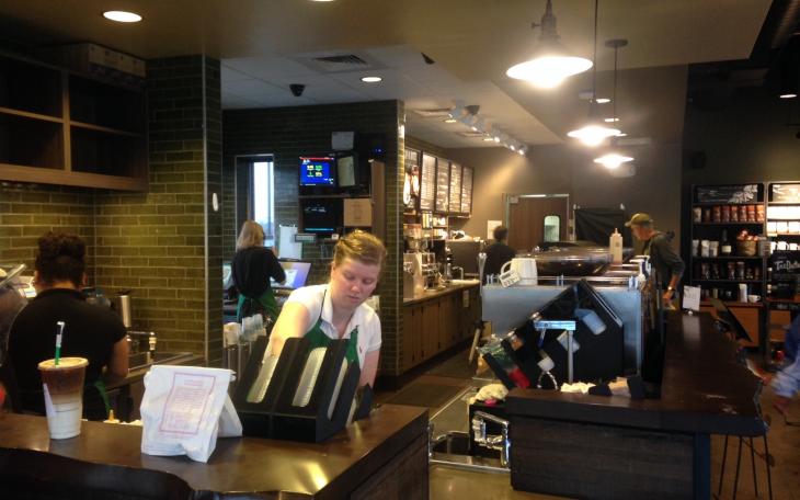 Starbucks at 403 W. 3rd St. (LIVE! Photo/Chelsea Reinhard)