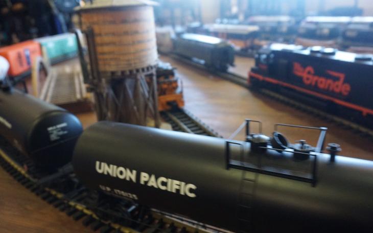 Hunter Scott&amp;#039;s model train set (LIVE! photo/Amanda Henson)