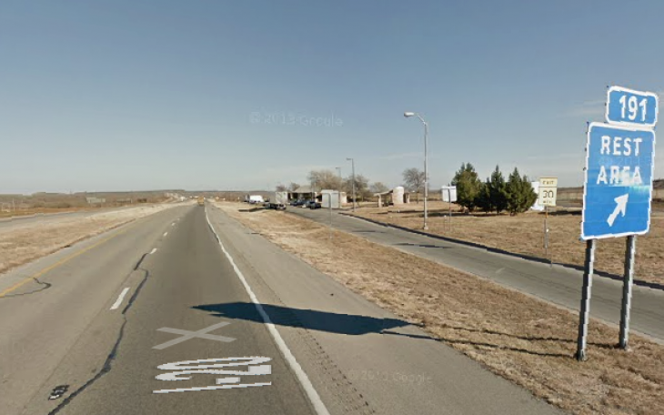 One woman died in a crash on I-20 Saturday. (Screenshot/Google Maps)