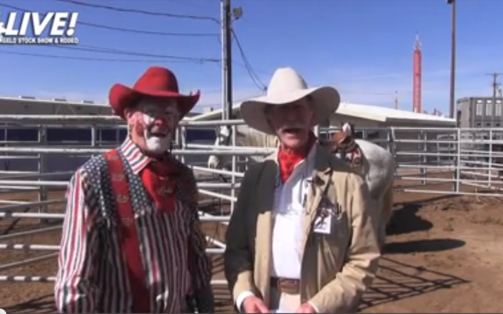 Bullfighter Keith Isley and Ed Blackburn interview. (LIVE! Photo/Ed Blackburn)