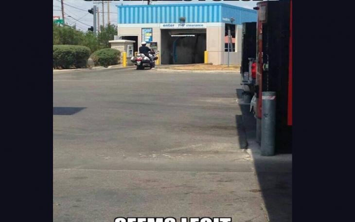 This meme went viral in 2014, but the police department quickly released the story behind the picture. (Contributed Photo/SAPD)