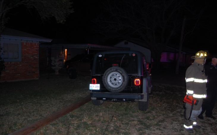 Donovan Guzman was arrested, then taken in an ambulance to Shannon Medical Center complaining of shortness of breath. (LIVE! Photo/John Basquez)