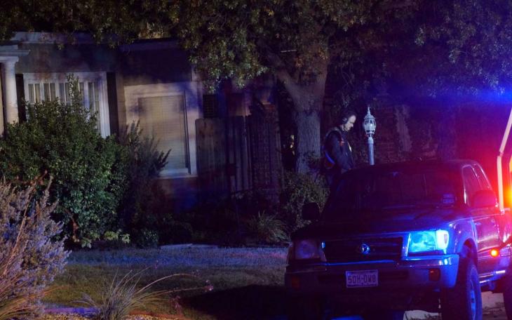 Fire in Santa Rita on Nov. 7, 2014. (LIVE! Photo/John Basquez)