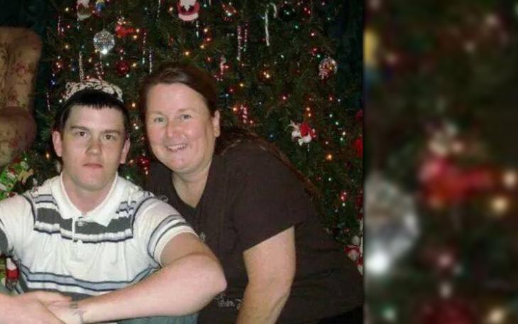 Michael Shawn Stewart and his mother Brenda at Christmastime. (Contributed Photo/Victoria Brower)