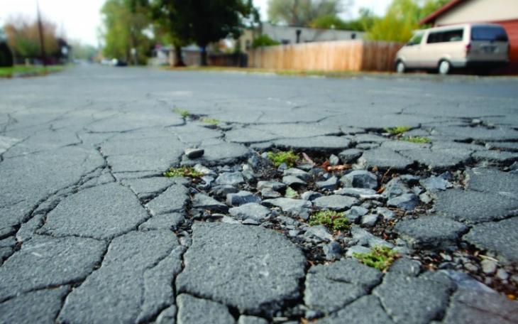 Weather Damaged Street (LIVE! Photo Archive)