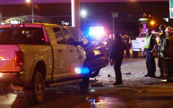 The 2014 Ram 1500 driven by Jaime Tankersly in a fatal crash on Dec. 6, 2014. (LIVE! Photo/John Basquez)