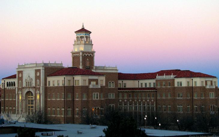The English and Philosophy Building at Texas Tech University