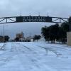 Snow in Historic Downtown San Angelo Feb. 2022 (LIVE! Photo/Yantis Green)