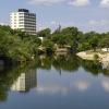 The Concho River in downtown San Angelo