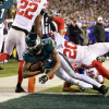 Eagles' Devonta Smith versus the Giants