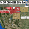 Chinese Spy Balloon Map (Courtesy/Foxnews)