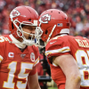 Kansas City Chiefs Patrick Mahomes and Travis Kelce