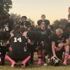 The Brady Bulldogs Pray Before Taking the Field Against the Ballinger Bearcats
