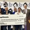 Dave Campbell's presents San Angelo Lake View High School with the 2023 Community Connection School of the Year Award