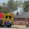 San Angelo Fire Fighters responded a structure fire near the intersection of W Beauregard Ave and Clark Drive