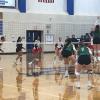 The Wall and Sonora volleyball teams played Friday, Aug. 23, on the opening day of the 47th annual Nita Vannoy Memorial Volleyball Tournament.