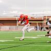 Central's Colton Hill makes a catch against Abilene High on Friday, Aug. 30, 2024, at San Angelo Stadium.