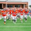 The Central Bobcats charge onto the field before their game against Abilene High on Friday, Aug. 30, 2024, at San Angelo Stadium.