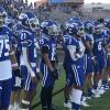 Lake View players watch from the sideline during the Chiefs' game against Snyder on Friday, Sept. 6, 2024, at San Angelo Stadium.