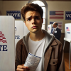 Young Uninformed Voter AI Image