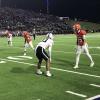 San Angelo Central wide receiver Gavin Johnson waits for the snap with Odessa Permian cornerback Nata Cardozo preparing for covering Friday, Oct. 18, 2024, at San Angelo Stadium.