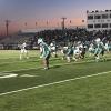 The Wall Hawks' defense prepares for the snap against Idalou on Friday, Oct. 4, 2024.