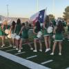 The Wall Hawks football team runs through the tunnel before its game against Idalou on Friday, Oct. 4, 2024.