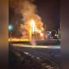 Volunteer firefighters from the Howard County Volunteer Fire Department were called out early Christmas morning to respond to a natural gas compressor explosion.