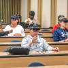 ASU students practicing with the HoloLens 2 headsets