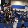 Jayton's Sean Stanaland, who had 26 points, dunks the ball in a 68-44 win over Irion County in the regional semifinals Tuesday, Feb. 25, 2025.