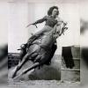 Josephine Willis at the Girls Rodeo Association Rodeo at Fort Stockton (1949). Courtesy of Life Magazine.