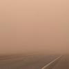 A dust storm is shown outside the town of Roscoe on Tuesday, March 4, 2025.