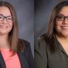 (Left to Right) Ashley Bishop - Principal of Lamar Elementary School, Claudia Becerra - Director of School Safety and Student Services. 