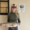 A local girl, Kadence Strain, recently broke Lake Nasworthy’s junior waterbody record for a largemouth bass.