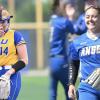 Angelo State's Cheyenne Floyd and Tatiana Trotter