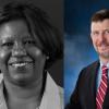 Dudra Butler (Left) and Joe Self (Right) are both running for SMD 2 for COSA City Council. 