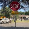 A crash at the intersection of N Campus Blvd and West Beauregard Ave on Jun 18, 2025. 